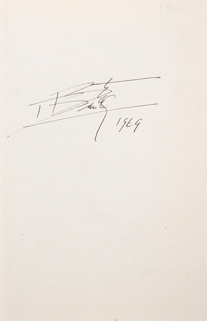 A very good condition, signed, first edition of the poetry of renowned modernist poet, Basil Bunting.