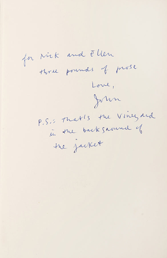Superb set of first editions by John Updike, each inscribed by the author to his former student, Nicholas Delbanco.