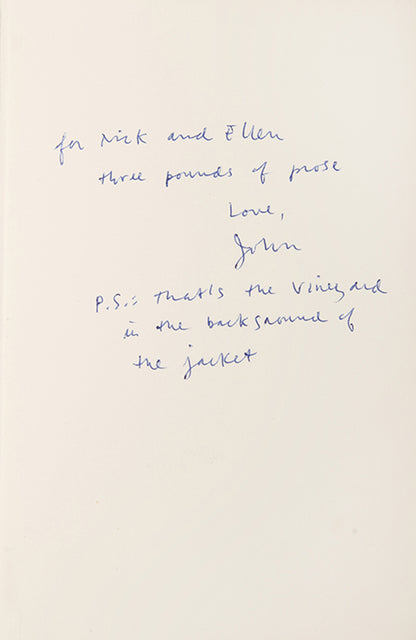 Superb set of first editions by John Updike, each inscribed by the author to his former student, Nicholas Delbanco.