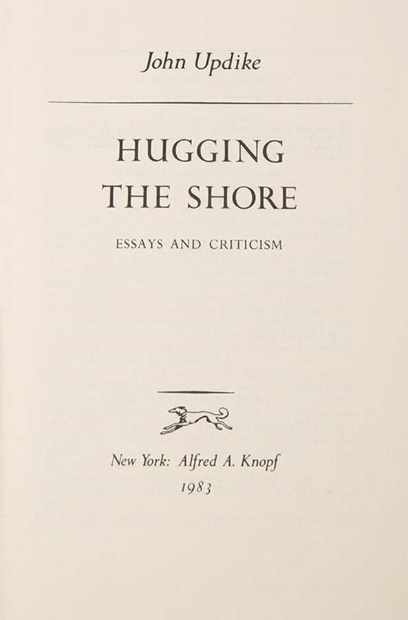 Superb set of first editions by John Updike, each inscribed by the author to his former student, Nicholas Delbanco.