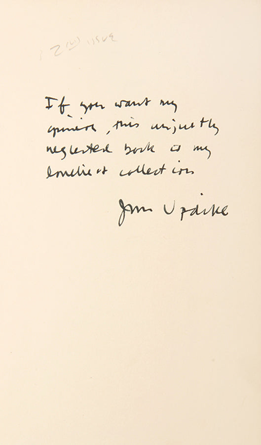 Superb set of first editions by John Updike, each inscribed by the author to his former student, Nicholas Delbanco.