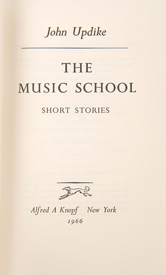 Superb set of first editions by John Updike, each inscribed by the author to his former student, Nicholas Delbanco.
