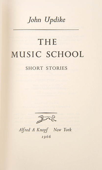 Superb set of first editions by John Updike, each inscribed by the author to his former student, Nicholas Delbanco.