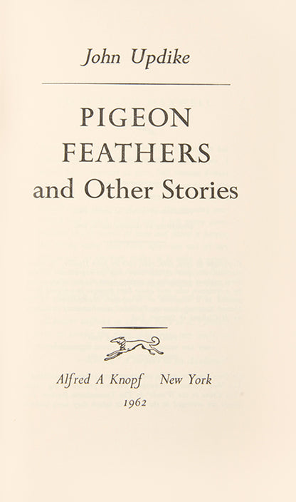 Superb set of first editions by John Updike, each inscribed by the author to his former student, Nicholas Delbanco.