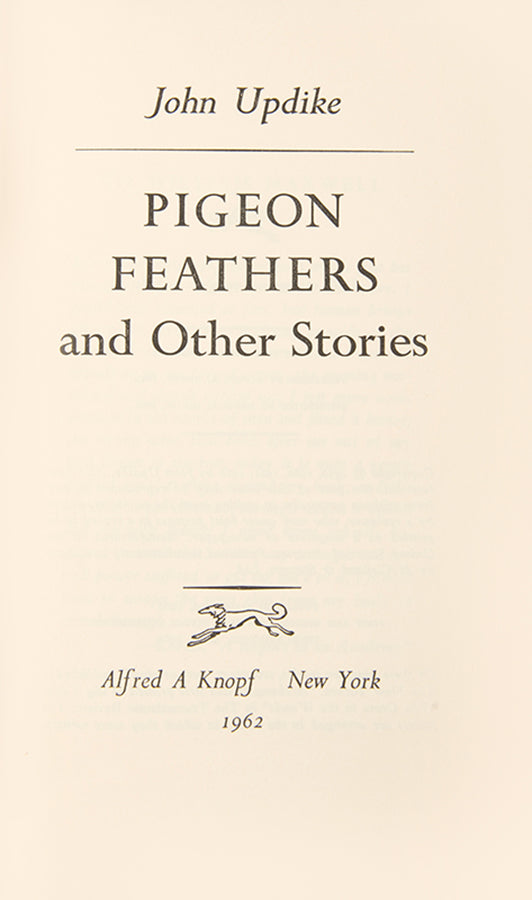 Superb set of first editions by John Updike, each inscribed by the author to his former student, Nicholas Delbanco.