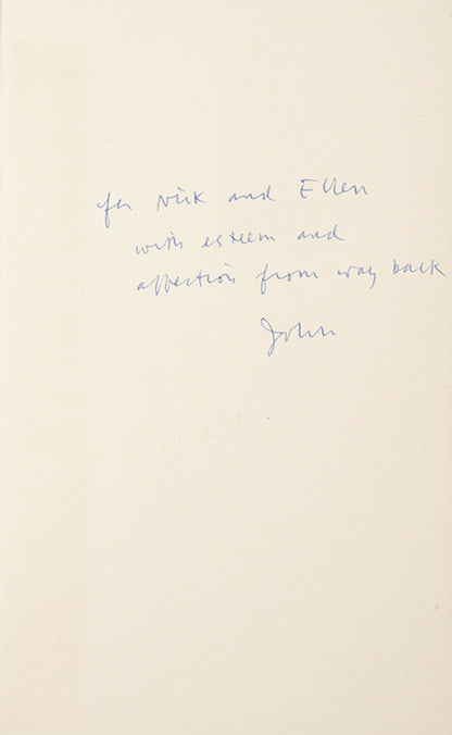 Superb set of first editions by John Updike, each inscribed by the author to his former student, Nicholas Delbanco.