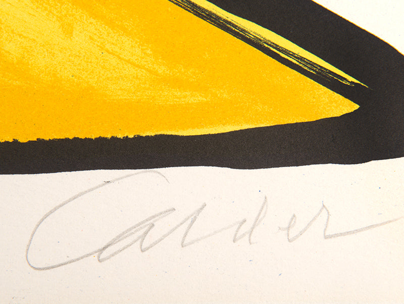 Alexander Calder, Frontispiece, 1976, lithograph in colours, signed and numbered, artists proof, edition of 175
