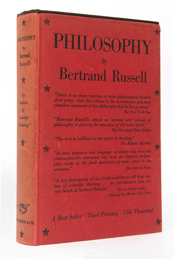Bertrand Russell's popular work, Philosophy, which sets out to explain the nature of philosophical inquiry
