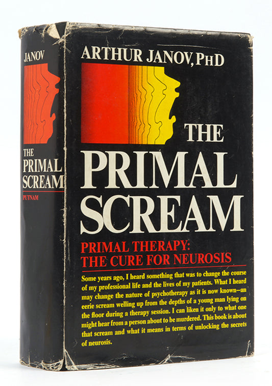 A very good first edition of one of the most famous psychology books of the 20th century, Arthur Janov's The Primal Scream.