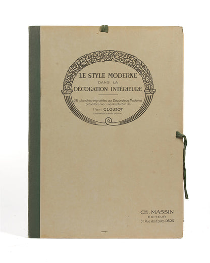 A beautiful copy of La Style Moderne dans la Décoration Intérieure by Henri Clouzot.