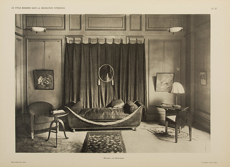 A beautiful copy of La Style Moderne dans la Décoration Intérieure by Henri Clouzot.