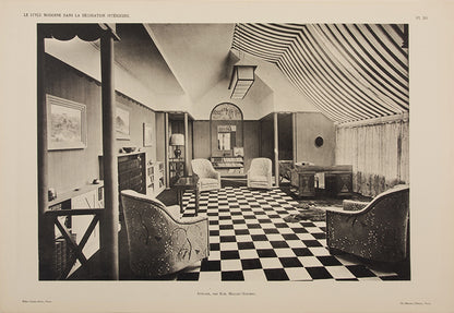A beautiful copy of La Style Moderne dans la Décoration Intérieure by Henri Clouzot.
