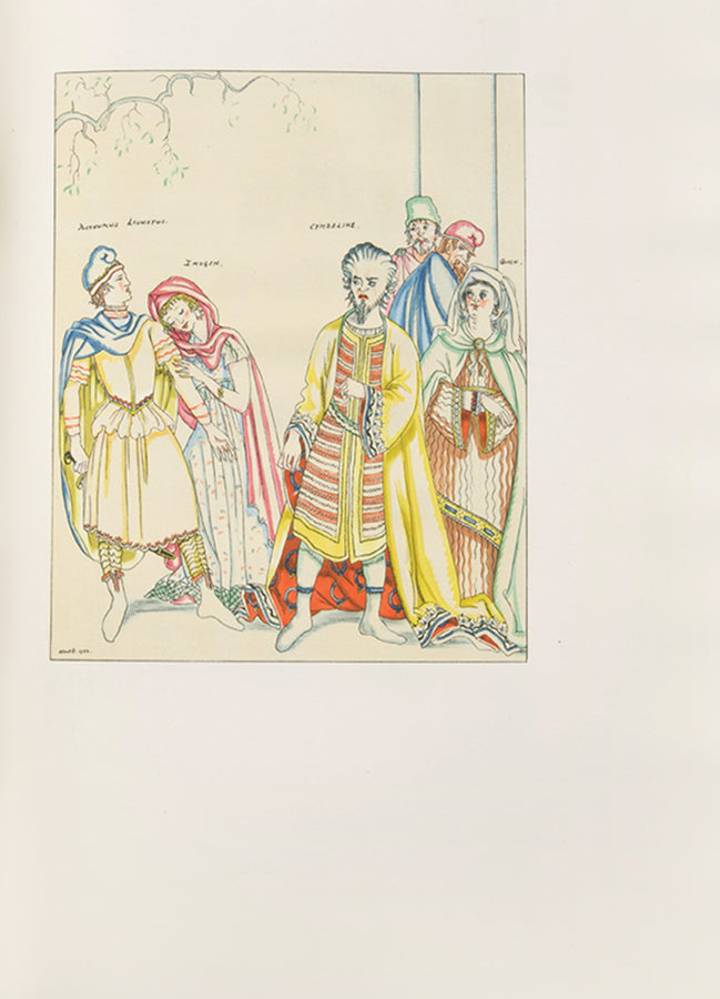 Signed limited edition of William Shakespeare's The Tragedie of Cymbeline, this edition limited to 100 copies on Batchelor's Kelmscott hand-made paper.