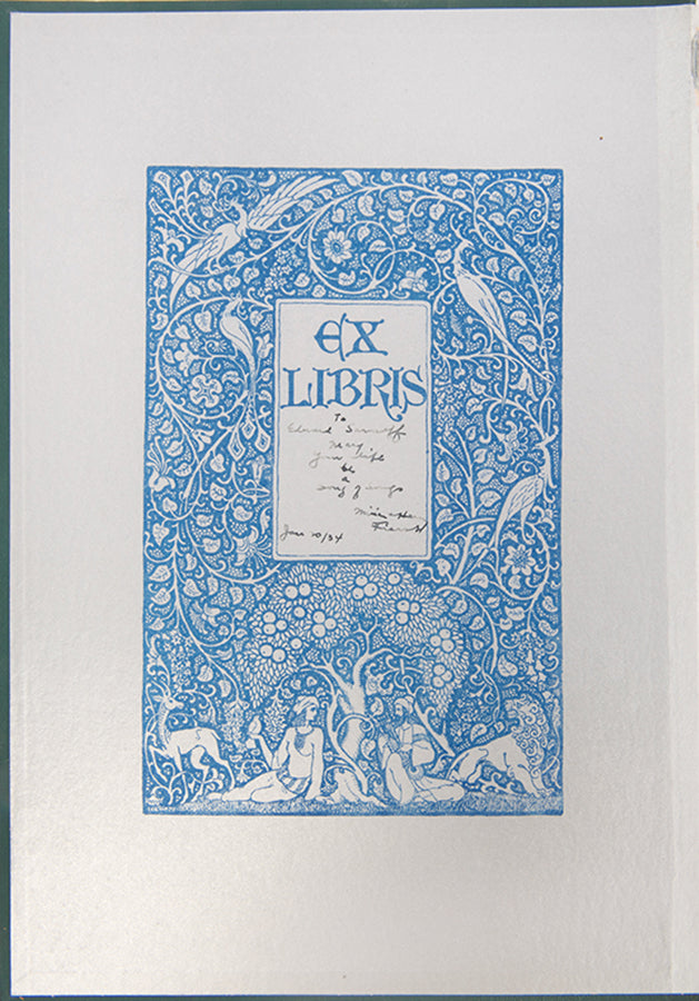 A magnificent publication of the Song of Songs, first published in Berlin in 1923, illustrated by Ze'ev Raban and personally dedicated to Prof. Boris Schatz.