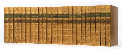 A Complete set of historical works by J. Heneage Jesse, 23 volumes in total comprising 9 works, in a lovely uniform period binding.
