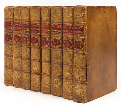 Early Johnson edition of The Plays of William Shakespeare, in a lovely contemporary binding.