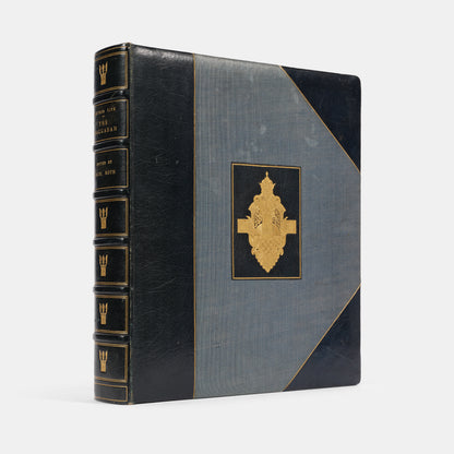 The magnificantly illustrated Haggadah by Arthur Szyk, edited by Cecil Roth, printed on vellum.