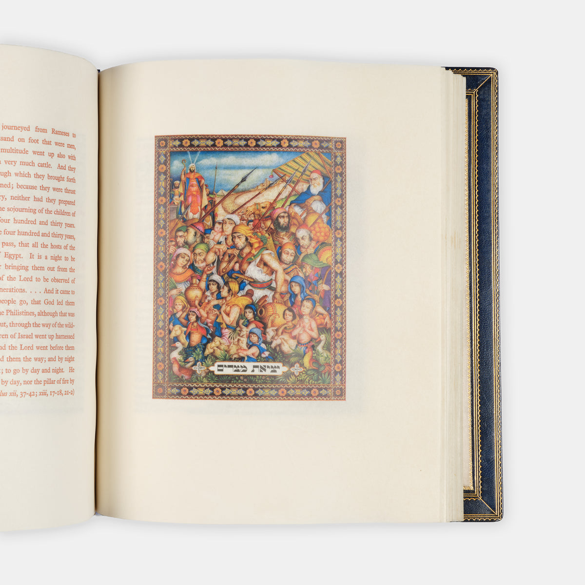The magnificantly illustrated Haggadah by Arthur Szyk, edited by Cecil Roth, printed on vellum.