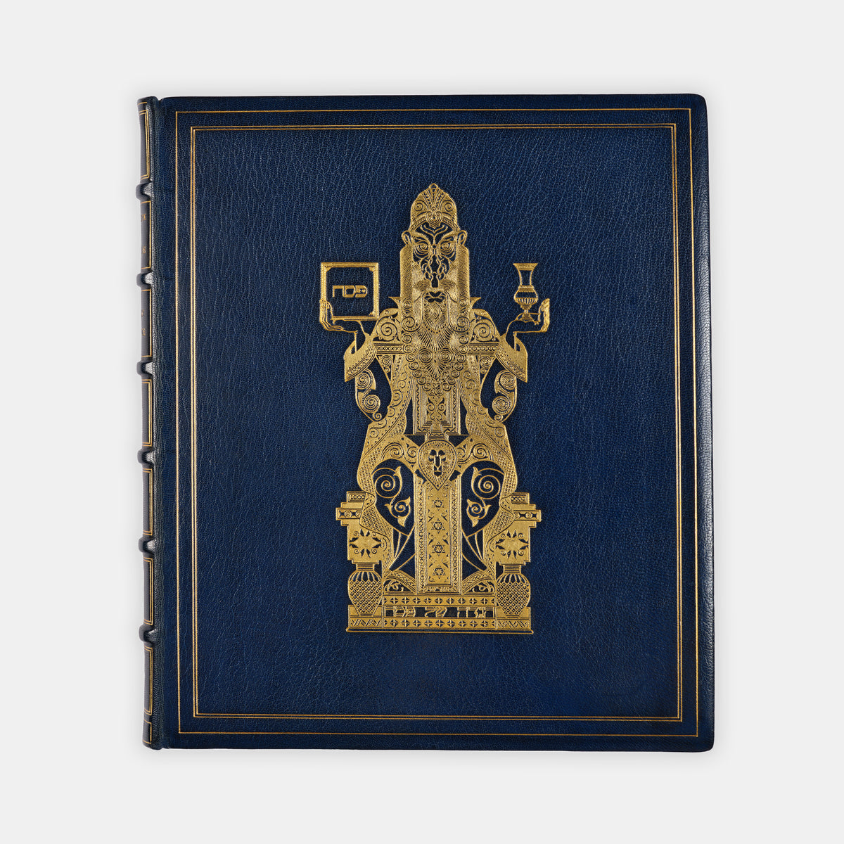 The magnificantly illustrated Haggadah by Arthur Szyk, edited by Cecil Roth, printed on vellum.