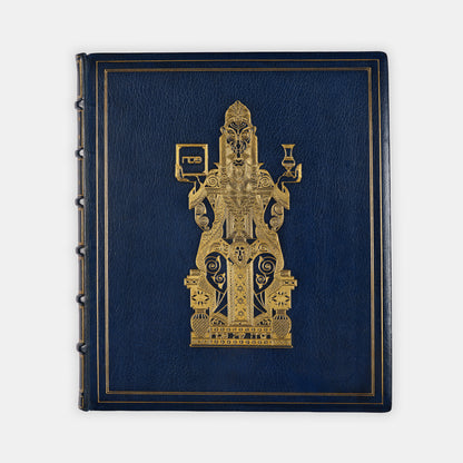 The magnificantly illustrated Haggadah by Arthur Szyk, edited by Cecil Roth, printed on vellum.