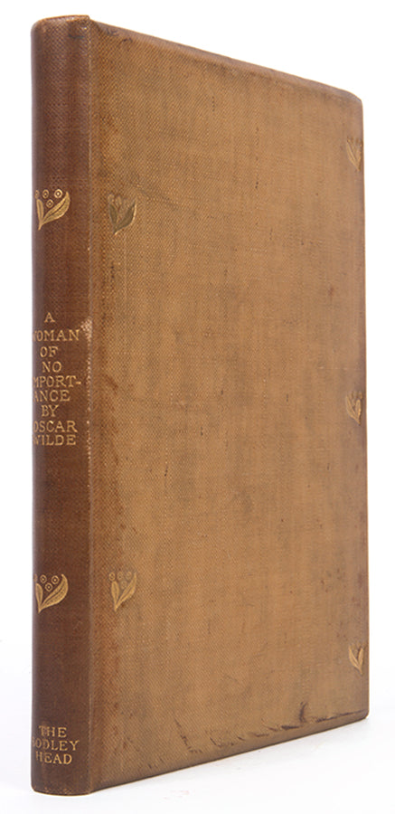 First edition of A Woman of No Importance by Oscar Wilde, one of 50 large paper copies.
