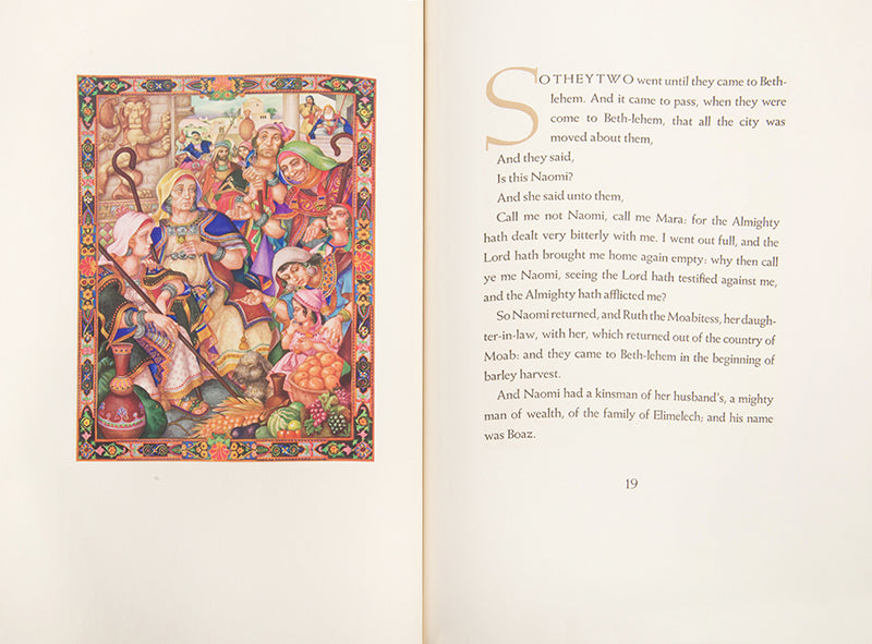 Szyk's magnificent visual interpretation of the books of Ruth.