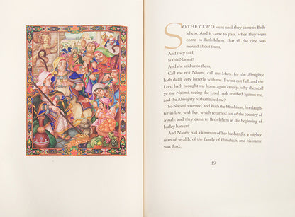 Szyk's magnificent visual interpretation of the books of Ruth.