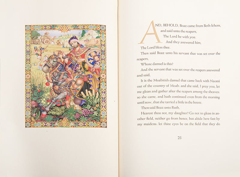 Szyk's magnificent visual interpretation of the books of Ruth.