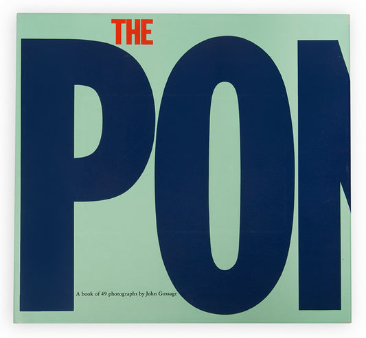 The Pond is John Gossage's visual meditation on Thoreau's stay at Walden Pond. This copy is inscribed to Gus Blaisdell.