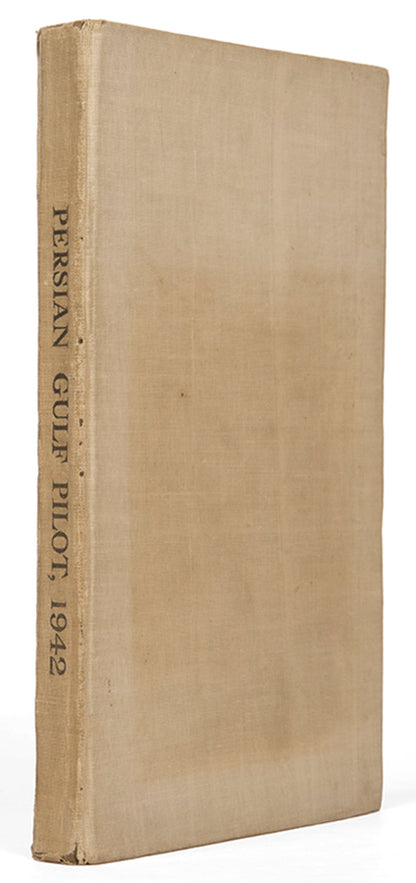 The 1942 edition of the Persian Gulf Pilot, with the 1948 supplement, a scarce pilot guide of the Persian gulf describing Bahrain, Kuwait, Qatar, Dubai, and Abu Dhabi, and numerous other villages and towns along the Arabian coast.