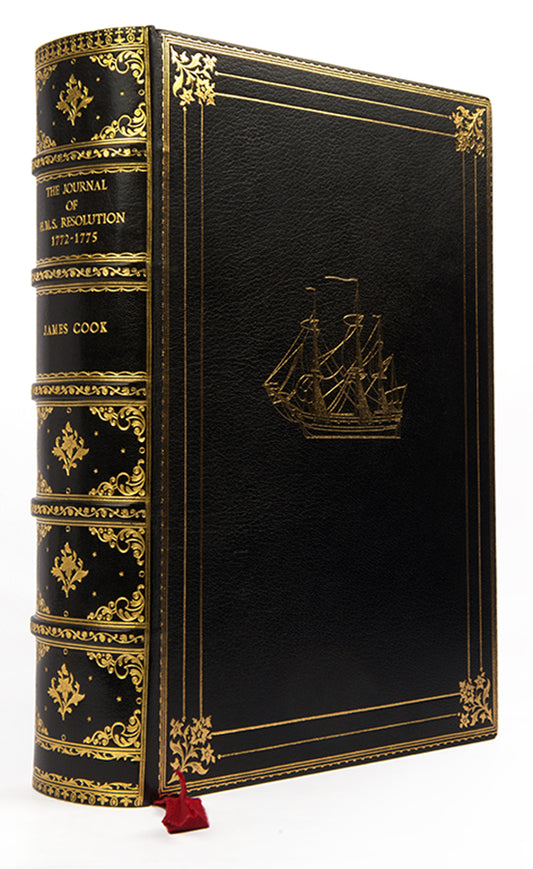 Anniversary edition, 1 of 50 specially bound copies (no. 158), signed by Admiral of the Fleet Mountbatten, of Captain Cook's manuscript Anniversary edition, The Journal of H.M.S. Resolution 1772-1775.