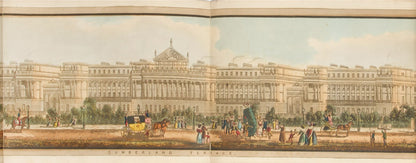 First edition of Richard Morris's Panoramic View Round the Regent's Park, a magnificent hand-coloured panorama.