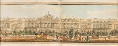 First edition of Richard Morris's Panoramic View Round the Regent's Park, a magnificent hand-coloured panorama.