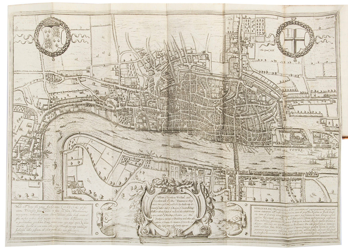 First edition of Edward Hatton's A New View of London, a handsome set with the maps clean and attractive.