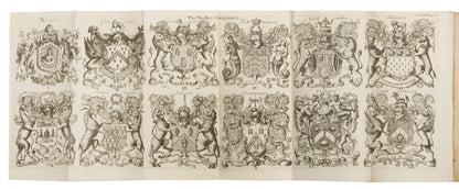 First edition of Edward Hatton's A New View of London, a handsome set with the maps clean and attractive.