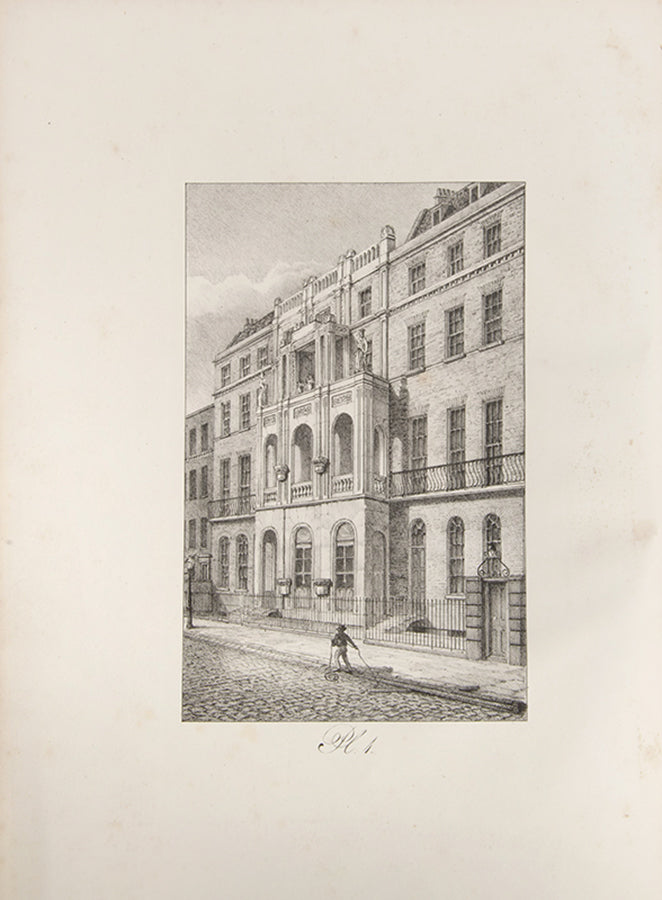 Presentation copy of Jon Soane's Description of the House and Museum on the North Side of Lincoln's Inn Fields, a scarce unpublished work describing his house turned museum towards the end of his life.