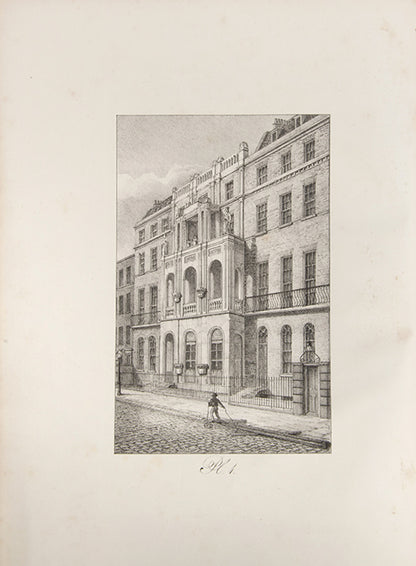 Presentation copy of Jon Soane's Description of the House and Museum on the North Side of Lincoln's Inn Fields, a scarce unpublished work describing his house turned museum towards the end of his life.