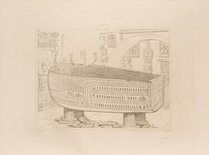 Presentation copy of Jon Soane's Description of the House and Museum on the North Side of Lincoln's Inn Fields, a scarce unpublished work describing his house turned museum towards the end of his life.