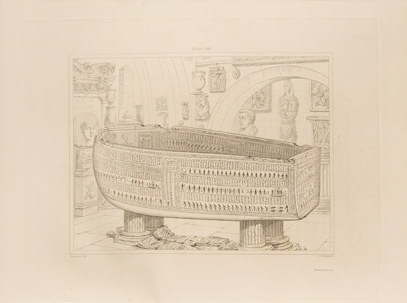 Presentation copy of Jon Soane's Description of the House and Museum on the North Side of Lincoln's Inn Fields, a scarce unpublished work describing his house turned museum towards the end of his life.