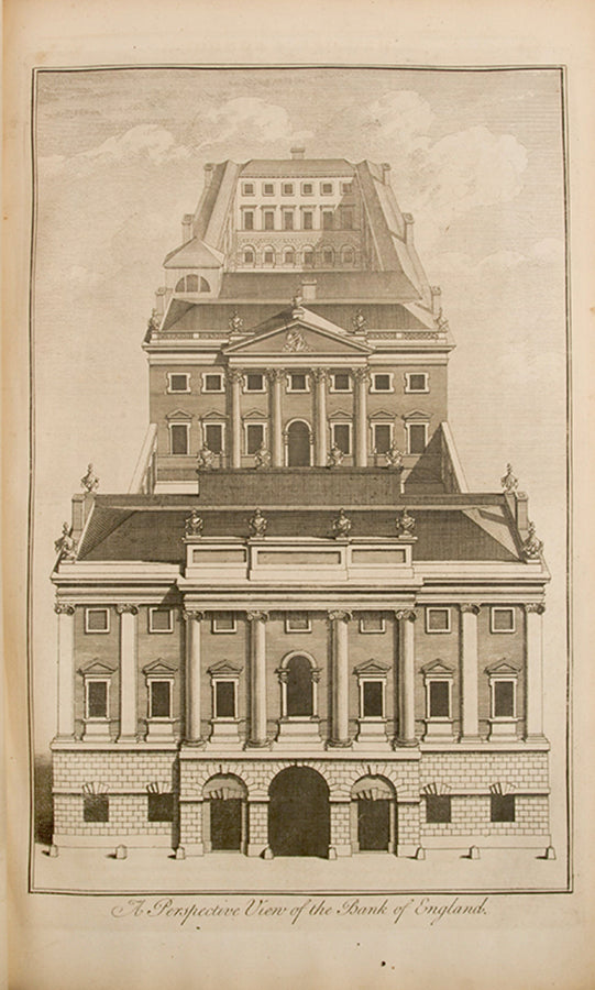 The enlarged and preferred second edition of Maitland's The History of London furnished with nearly 100 more plates than the first edition.