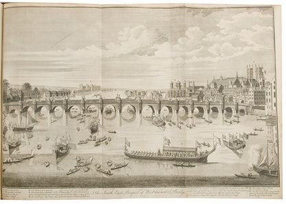 The enlarged and preferred second edition of Maitland's The History of London furnished with nearly 100 more plates than the first edition.