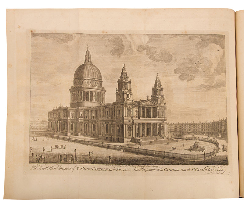 The sixth edition, the best and most illustrated, of Stow's A Survey of the Cities of London and Westminster, with 132 plates of views and maps of London