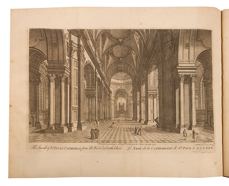 The sixth edition, the best and most illustrated, of Stow's A Survey of the Cities of London and Westminster, with 132 plates of views and maps of London.