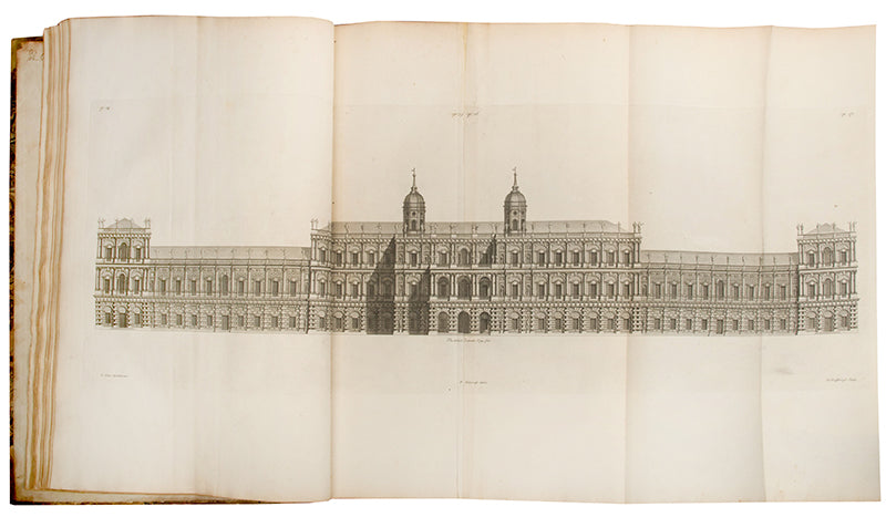 Second improved edition of William Kent's The Designs of Inigo Jones, 