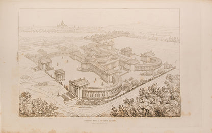 First edition of Designs for Public and Private Buildings by John Soane, exhibiting his designs including the Houses of Parliament, the Bank of England, and Hyde Park gate.