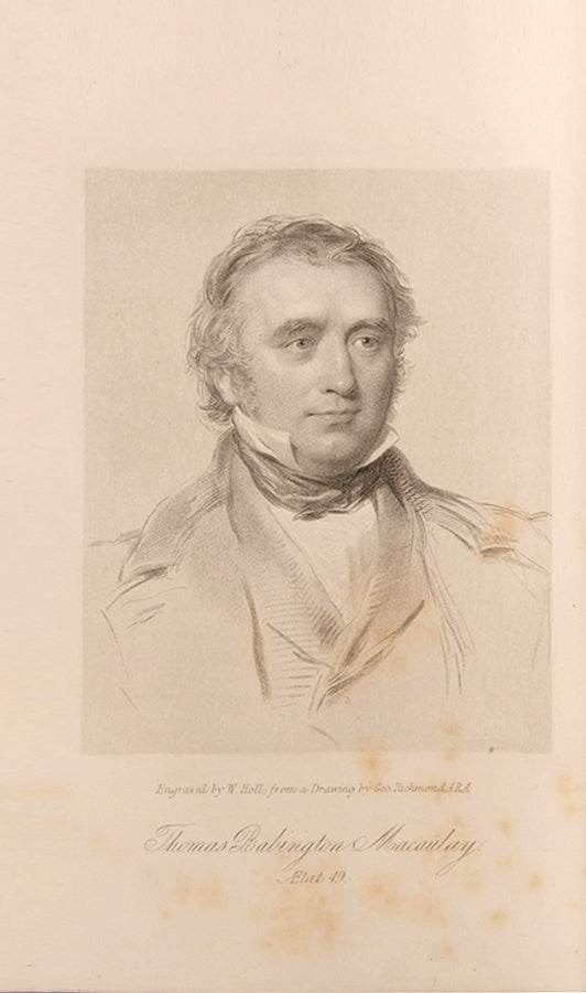 A superb set in full contemporary tree-calf gilt of Macaulay's History of England