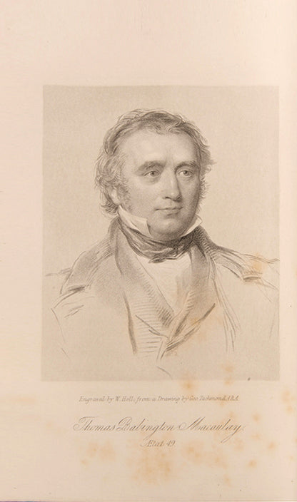 A superb set in full contemporary tree-calf gilt of Macaulay's History of England