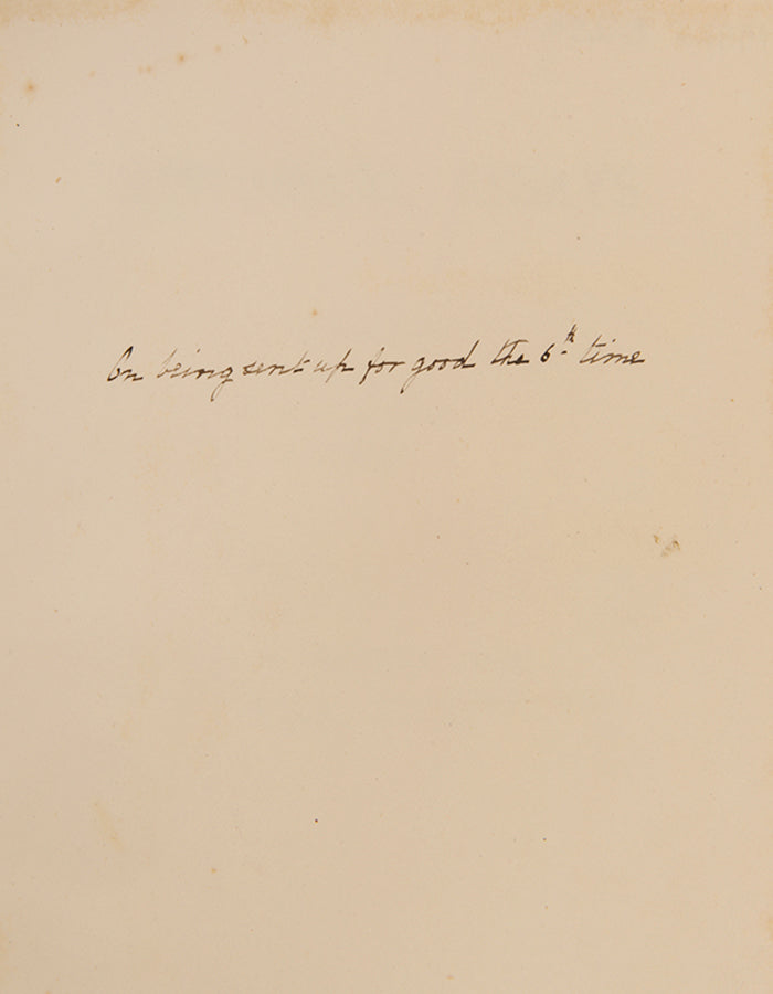 The first edition of this posthumously publihsed collection of essays by J.B. Mozley, Regius Professor of Divinity at the University of Oxford
