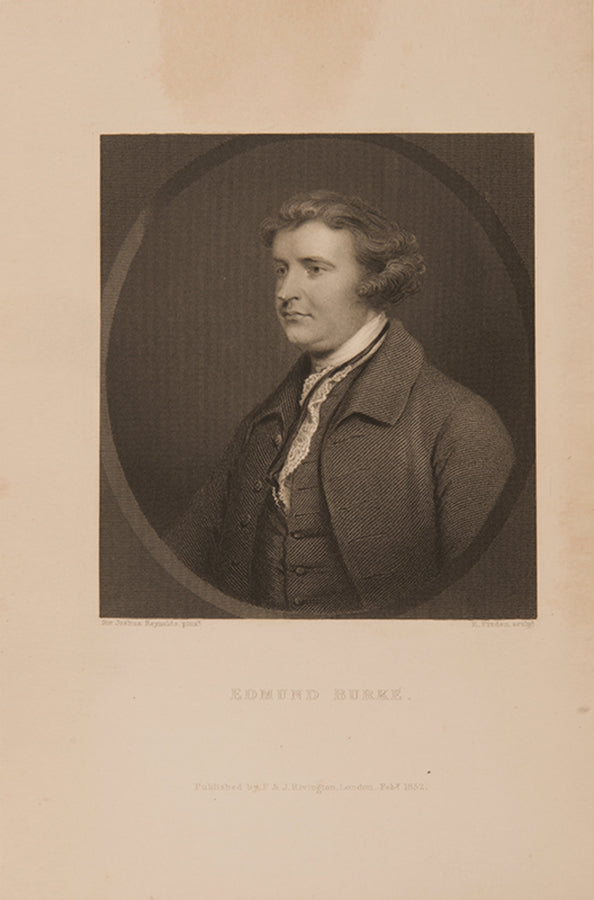 A handsome set of the collected works of Edmund Burke, widely regarded as the founding-father of modern Conservatism