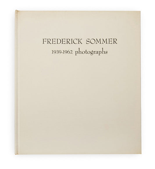 Issued as Aperture 10:4, this is one of a small number of copies that Minor White had bound for Frederick Sommer to distribute privately